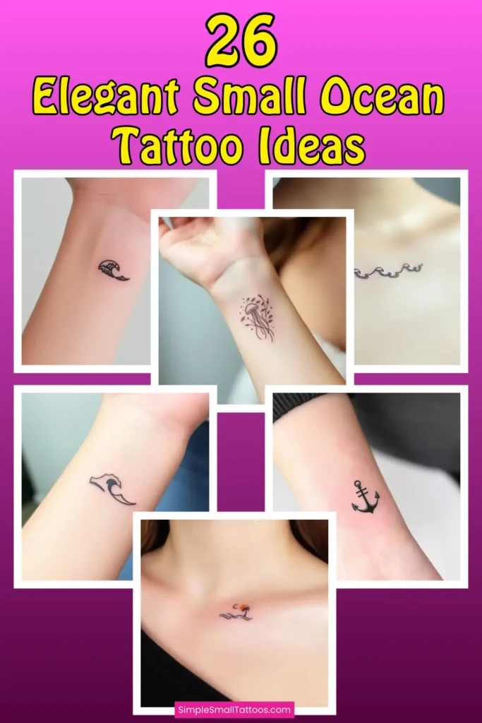 Elegant Small Ocean Tattoo Ideas