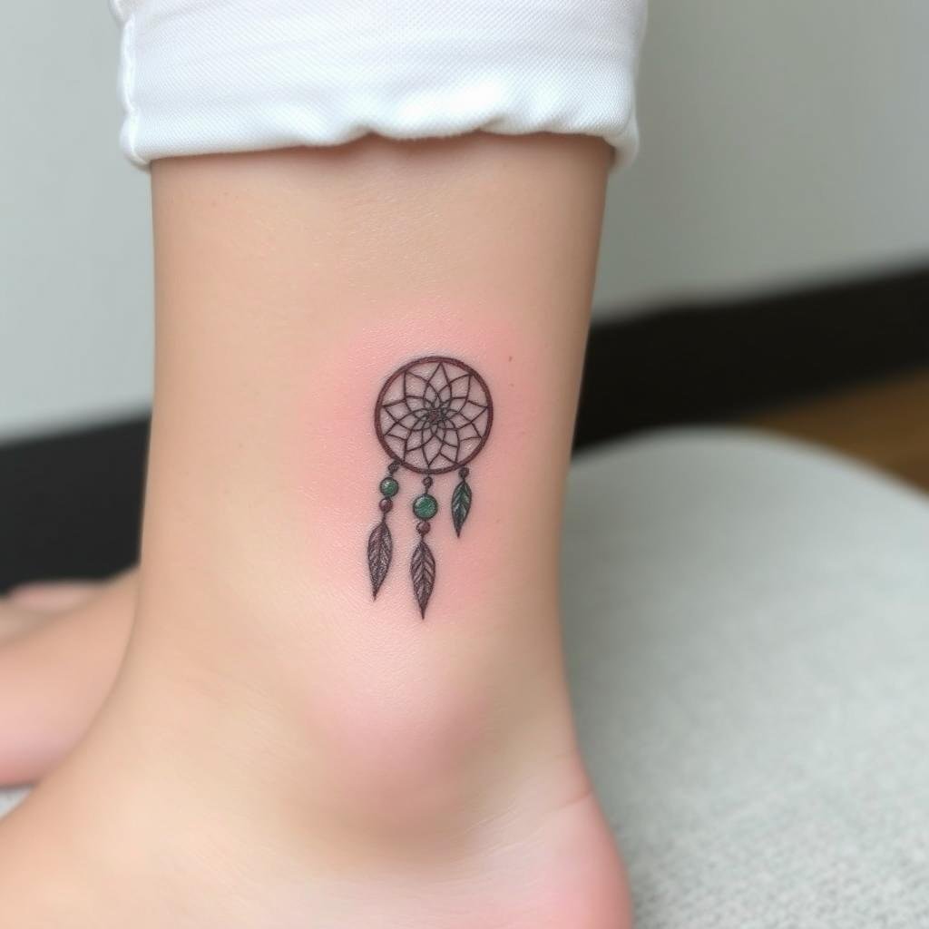 A stylish mother and daughter, their arms entwined, showcase matching minimalist tattoos that subtly accentuate their bond. The delicate line work depicts a nature-inspired motif, such as a blooming flower or a flying bird, conveying a sense of harmony and personal growth. Soft, diffused lighting bathes the scene, creating a serene and intimate atmosphere. The composition emphasizes the tactile connection between the pair, with their skin tones and tattoo designs seamlessly blending together. This image evokes a timeless, elegant aesthetic that celebrates the unique and meaningful relationship between a mother and her child.