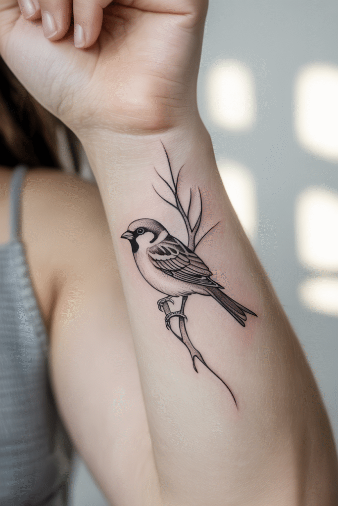 Delicate Designs: Tiny and Minimalist Bird Tattoo Ideas