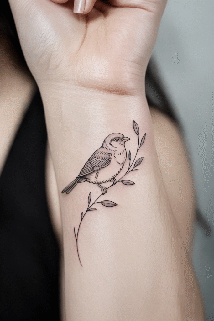 Delicate Designs: Tiny and Minimalist Bird Tattoo Ideas