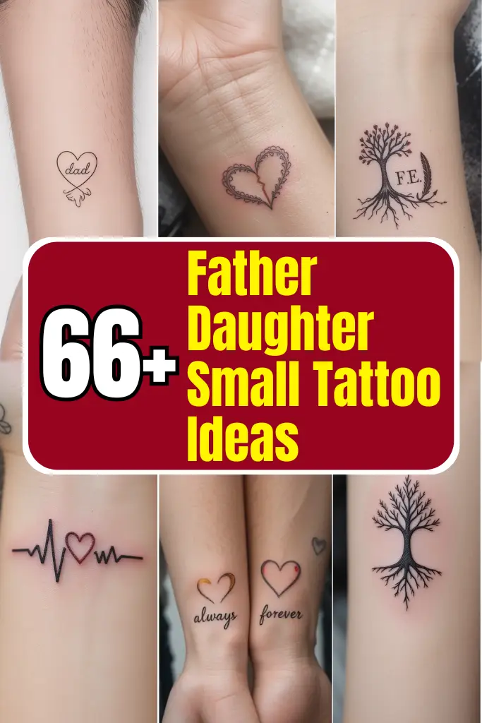 Father Daughter Small Tattoo Ideas