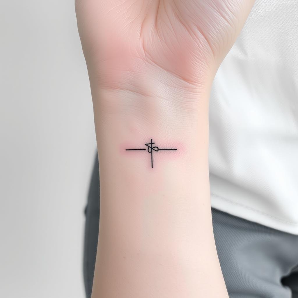 Monochrome shading tattoo