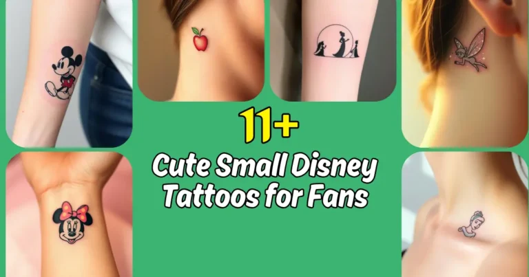 Read more about the article 11+ Cute Small Disney Tattoos for Fans
