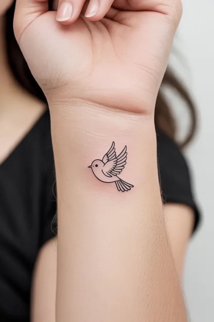 Tips for Placing Your Cute Bird Tattoos
