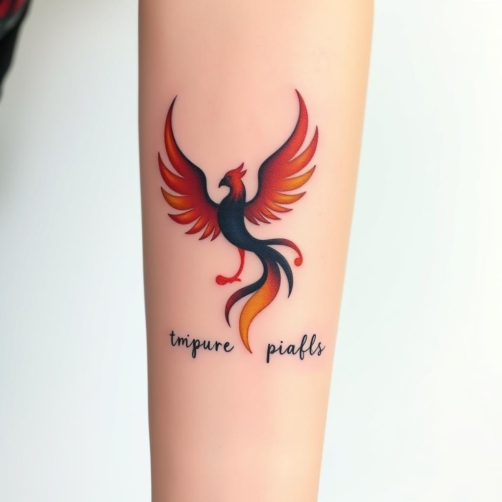 phoenix rising tattoo