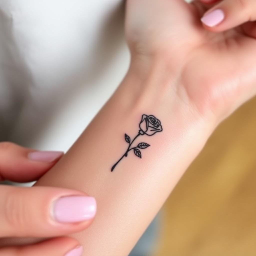 small A single rose might honor a family matriarch