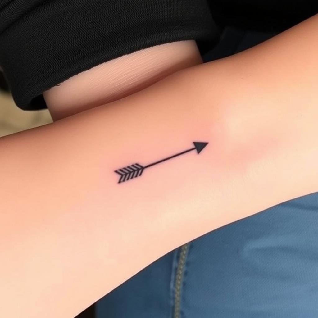 small The Jonas Brothers have arrow tattoos that symbolize brotherhood