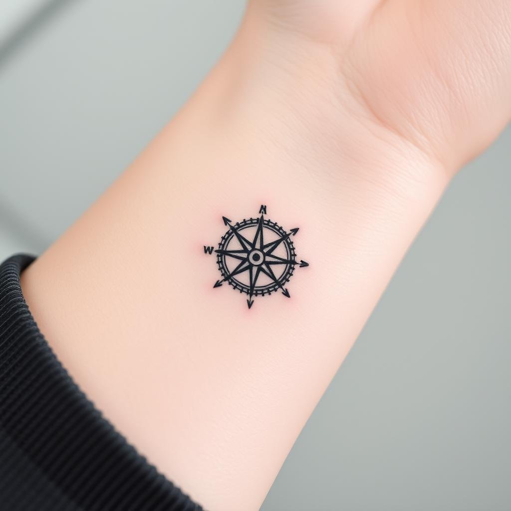 small compass might symbolize guidance passed down man on the wrist