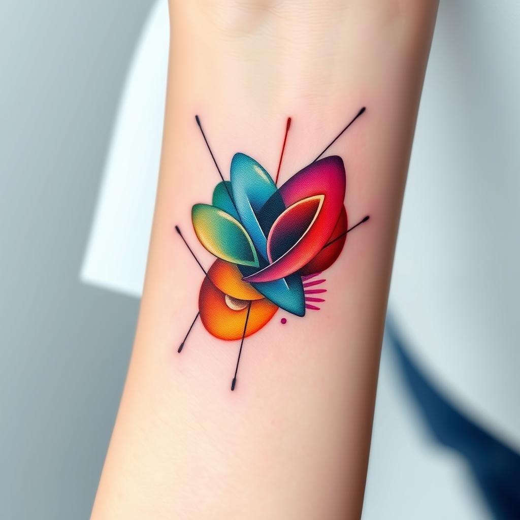 3D tattoos or abstract art tattoo