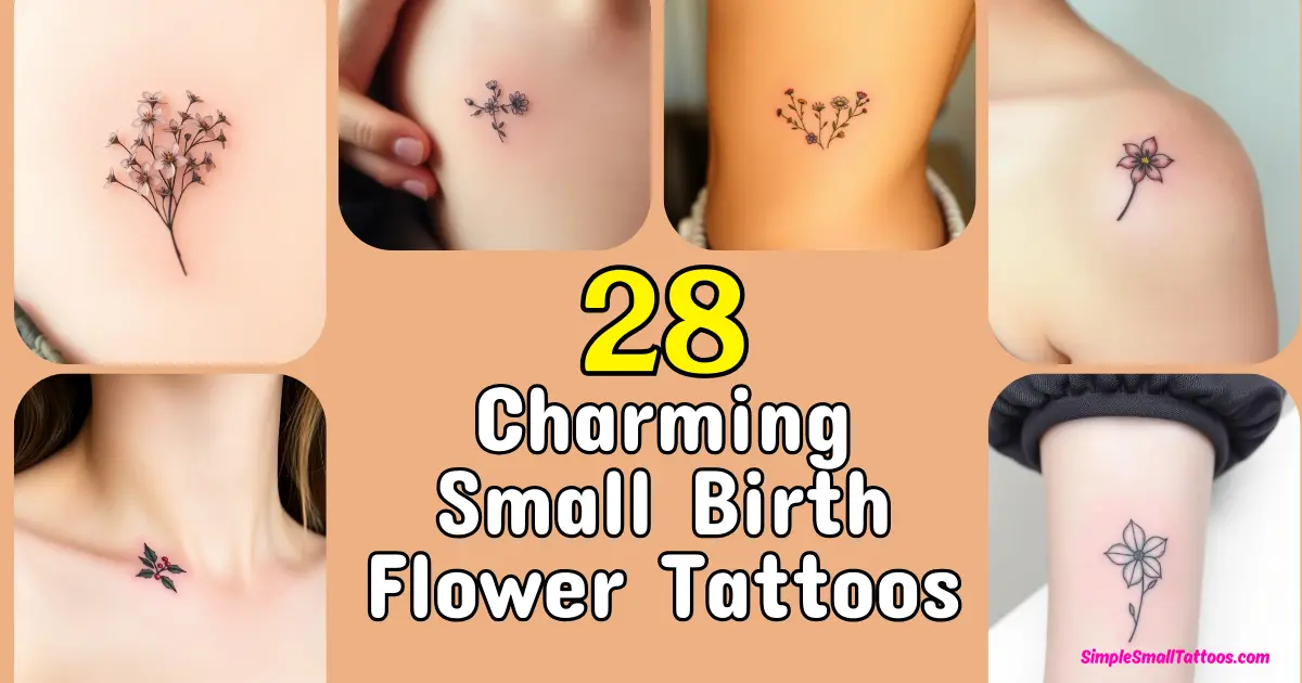 Read more about the article Charming Small Birth Flower Tattoos for Any Style