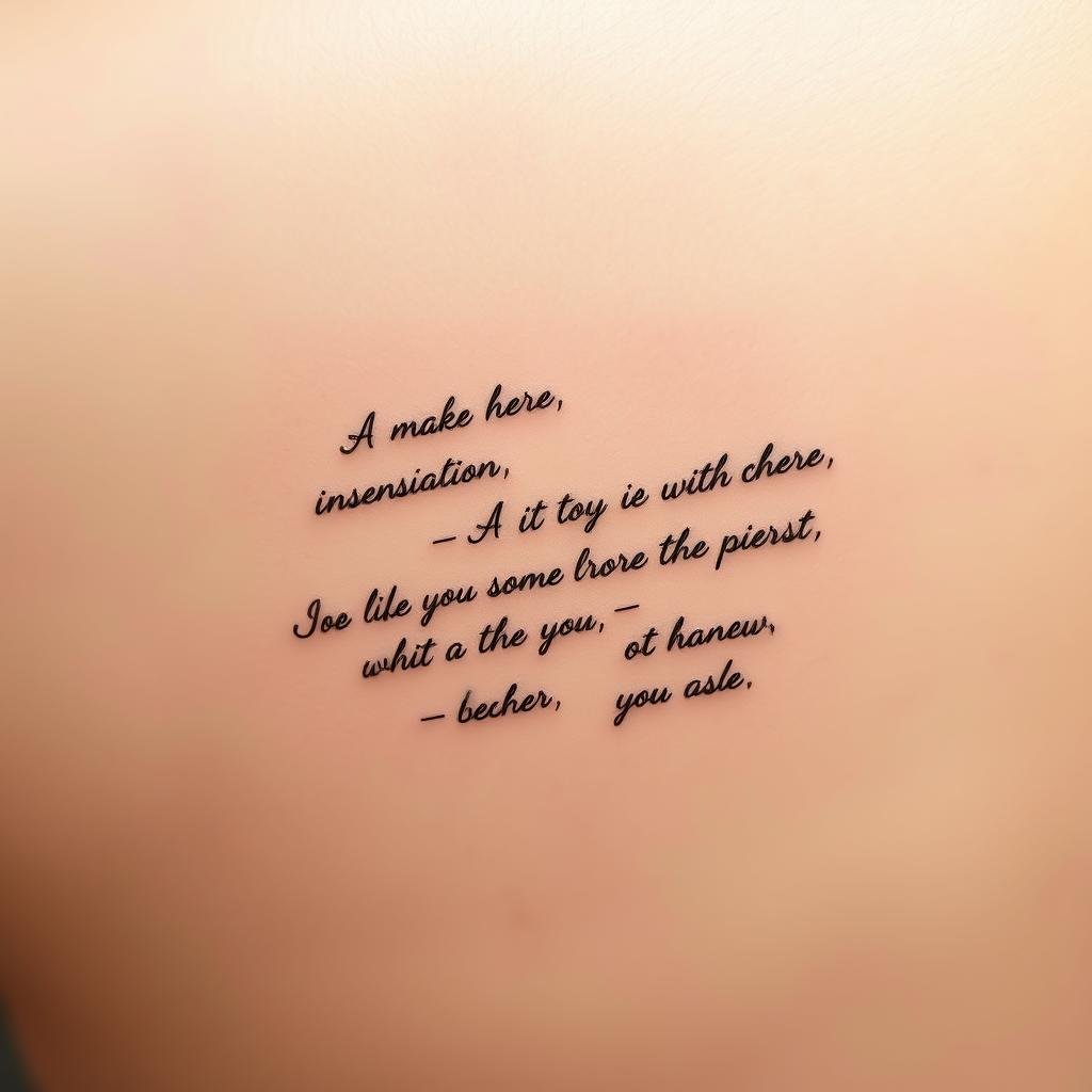 Small Quote Tattoos​