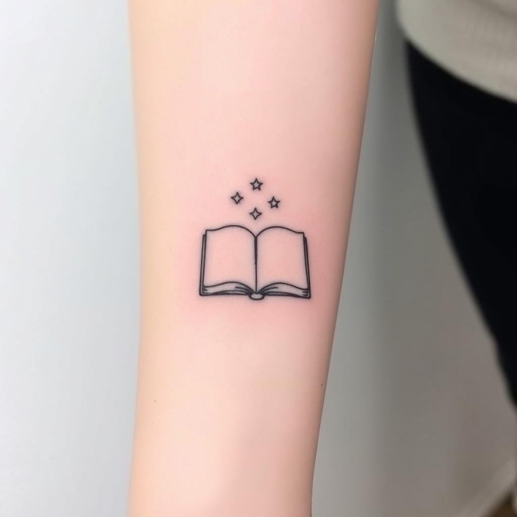 small book tattoos