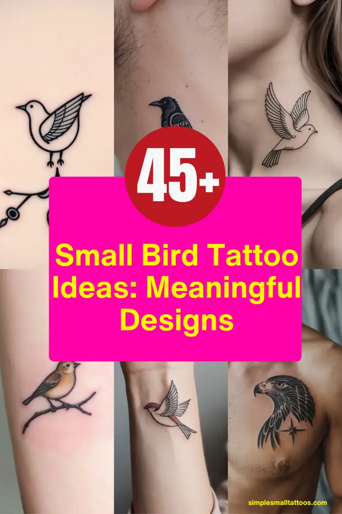 45+ Small Bird Tattoo Ideas