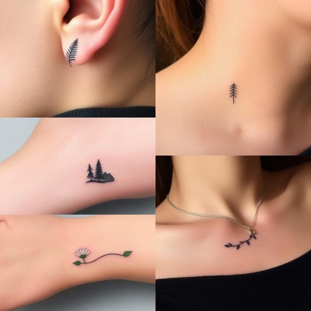 Delicate Nature Tattoo Placement Guide