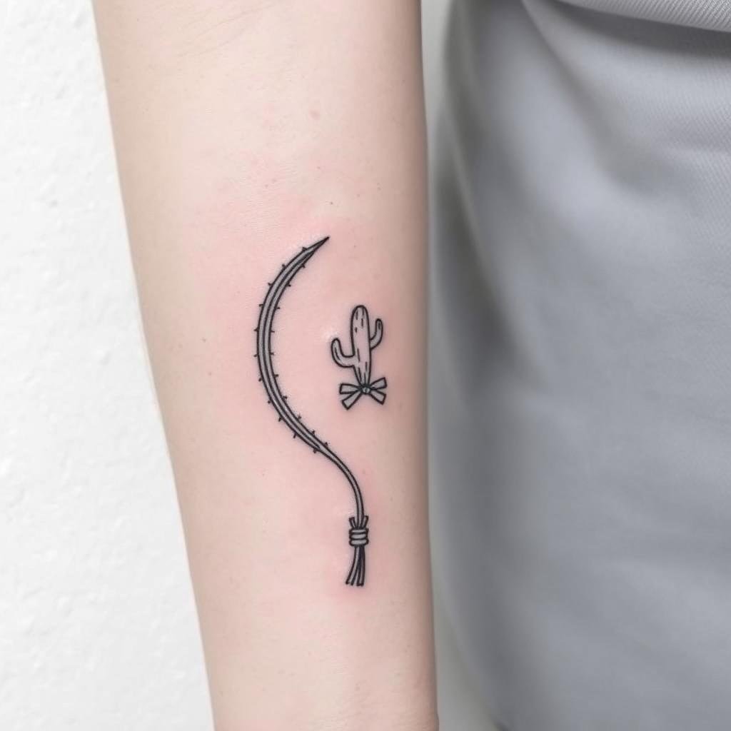 Minimalist Lasso Tattoo Designs