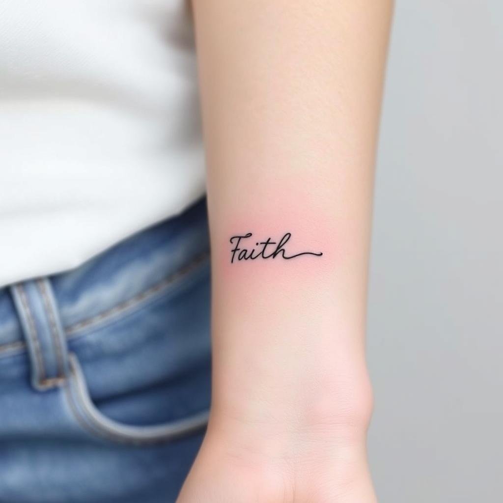 Dainty Bible Verse Tattoos for Women 2