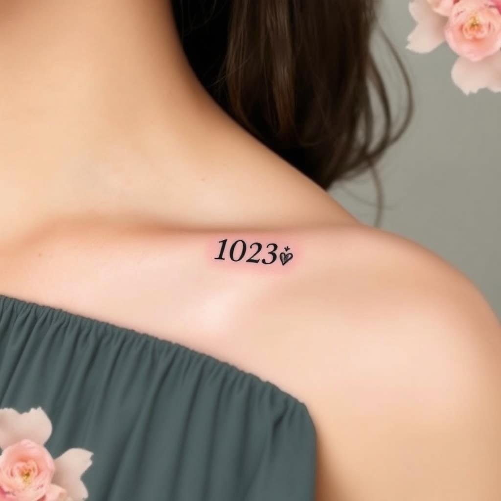 Meaningful Number Tattoos to Honor Mom