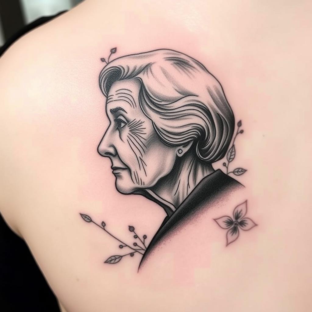 Memorial Tattoo Designs for Grandmothers