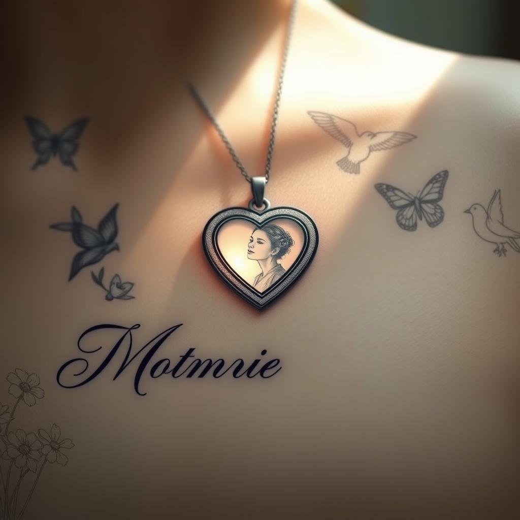 Memorial Tattoo Designs for Mom