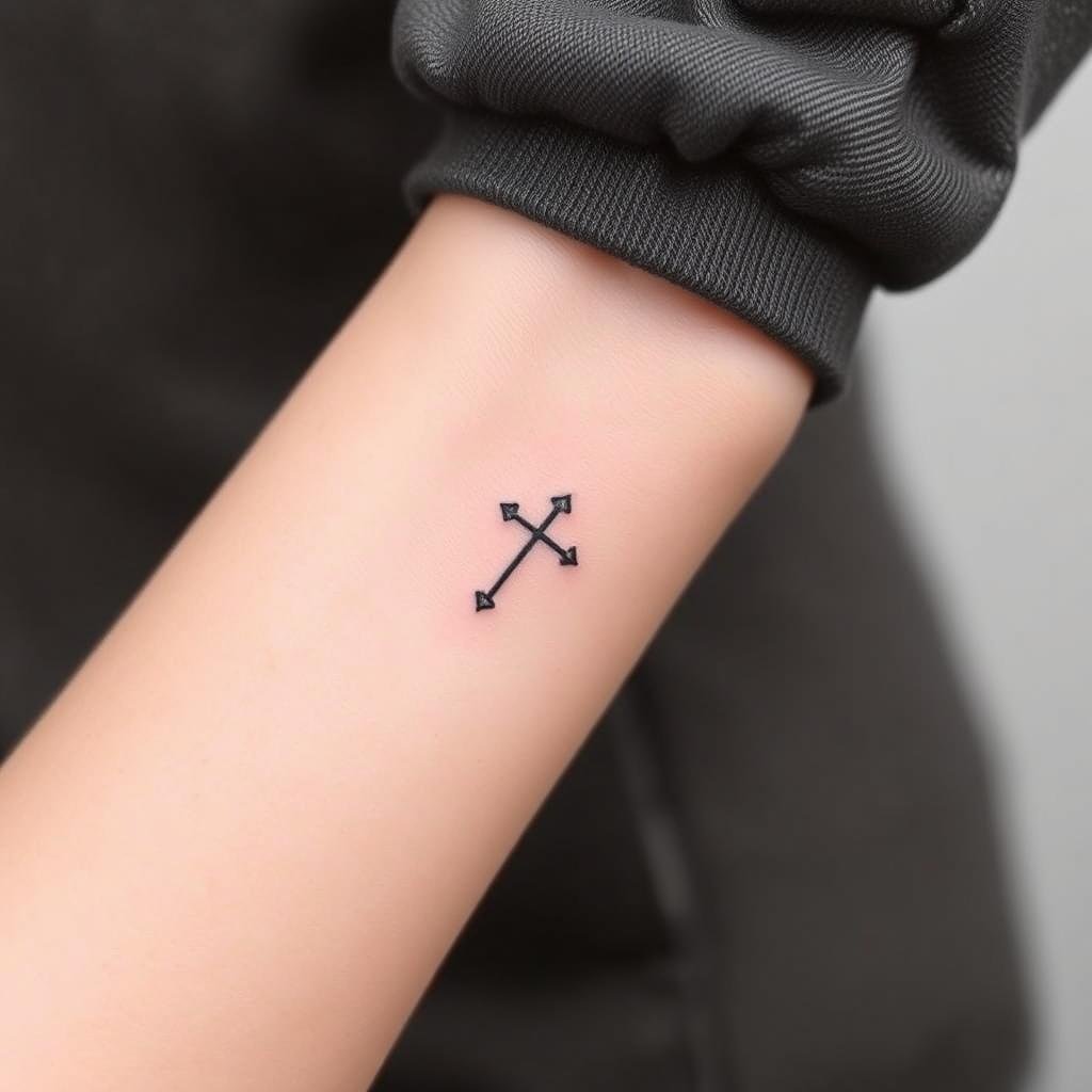 Outer Wrist Cross Tattoo Options