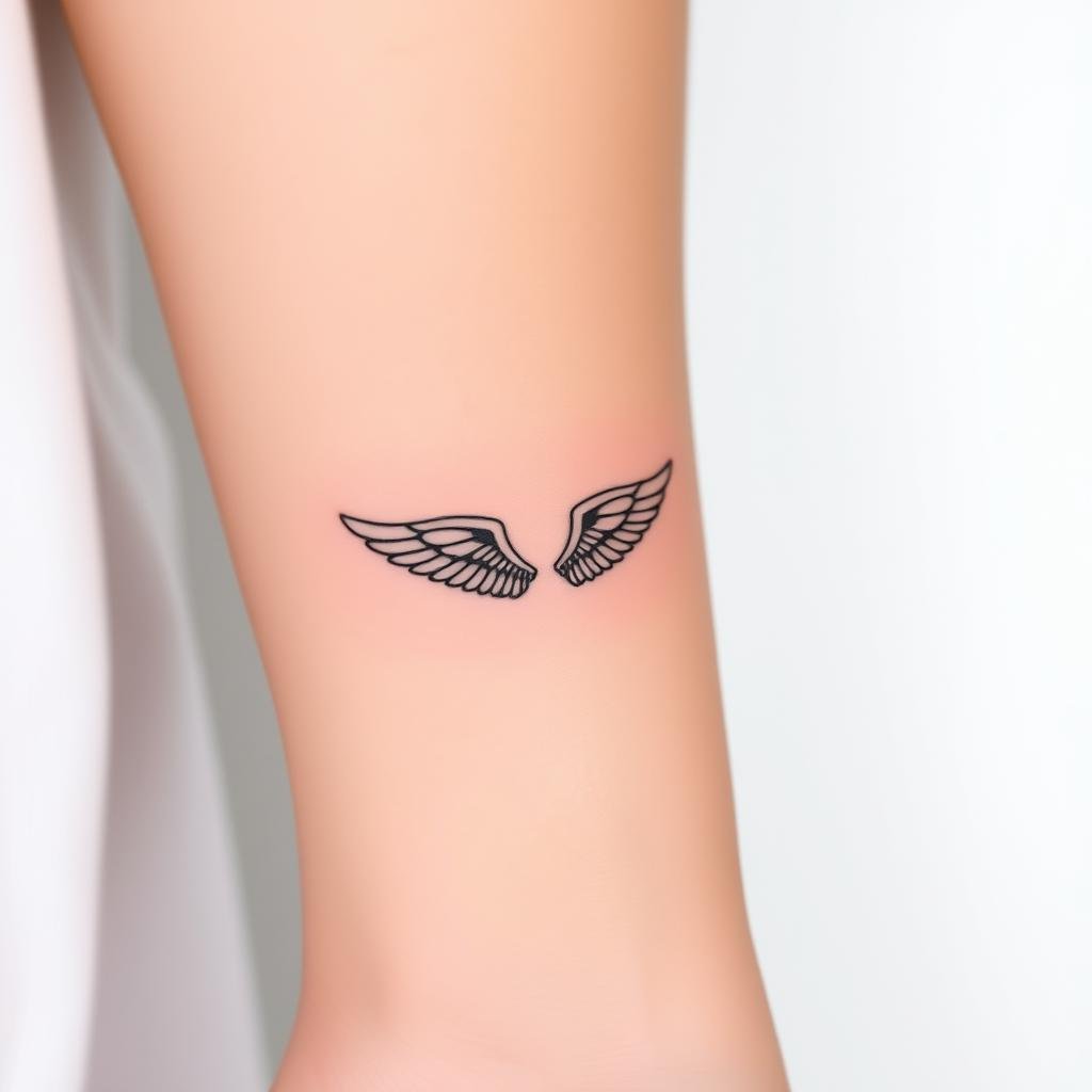 Small Angel Wing Variations Tattoo
