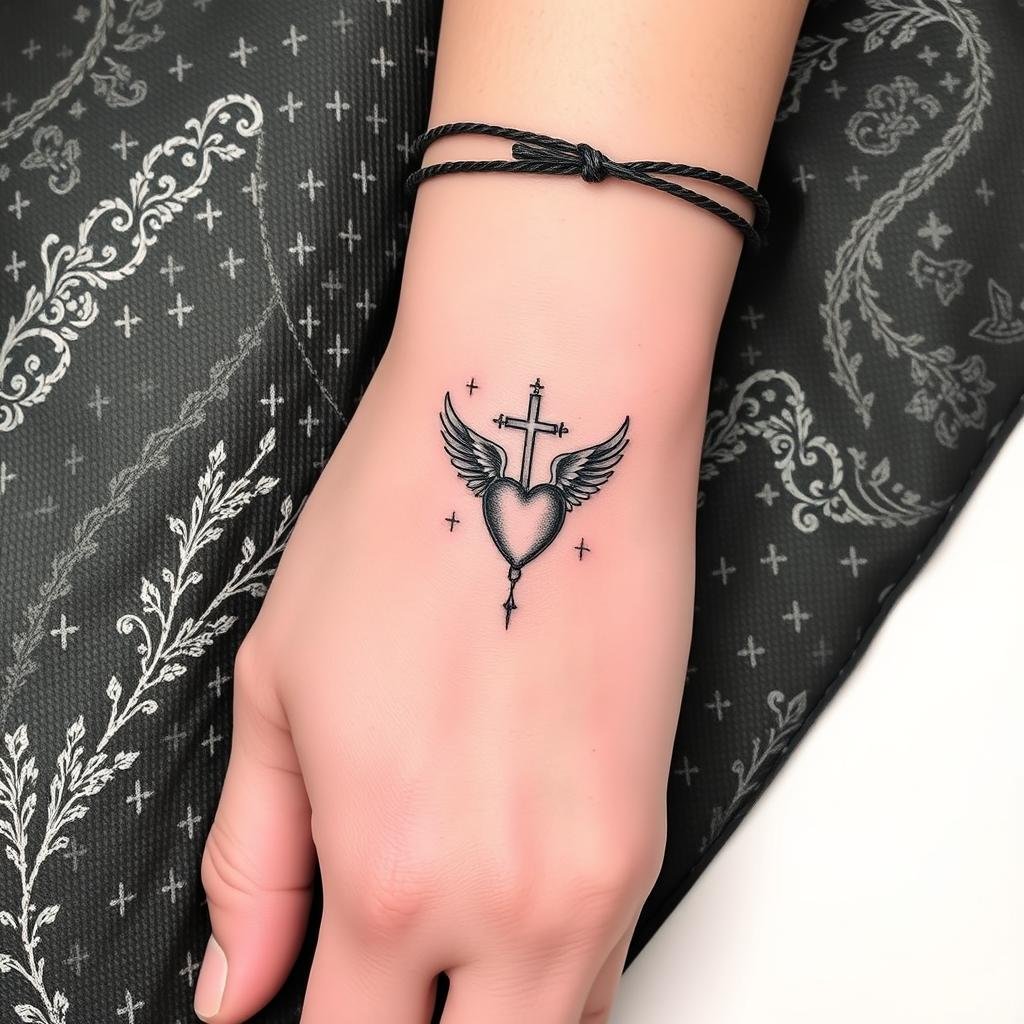 Small Christian Tattoos Color Symbolism 3