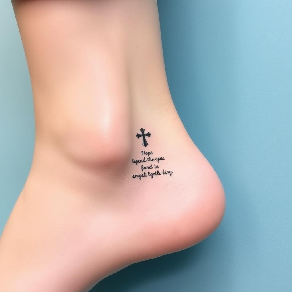 Small Christian Tattoos for Women on Wrist 3
