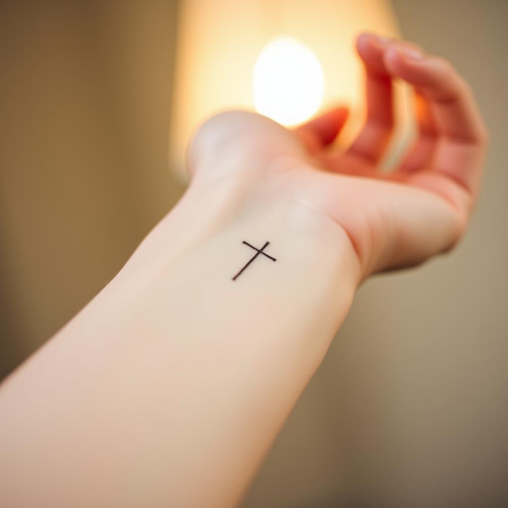 Small Christian Tattoos for Women on Wrist