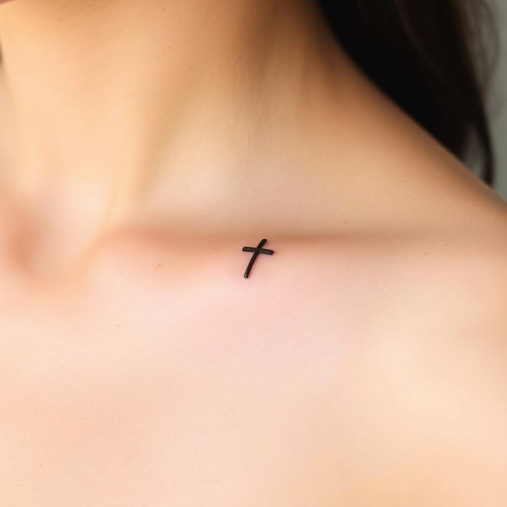 Small Cross Tattoo Placement Guide 4