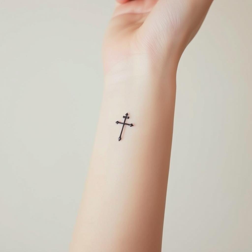Small Cross Tattoo Placement Guide