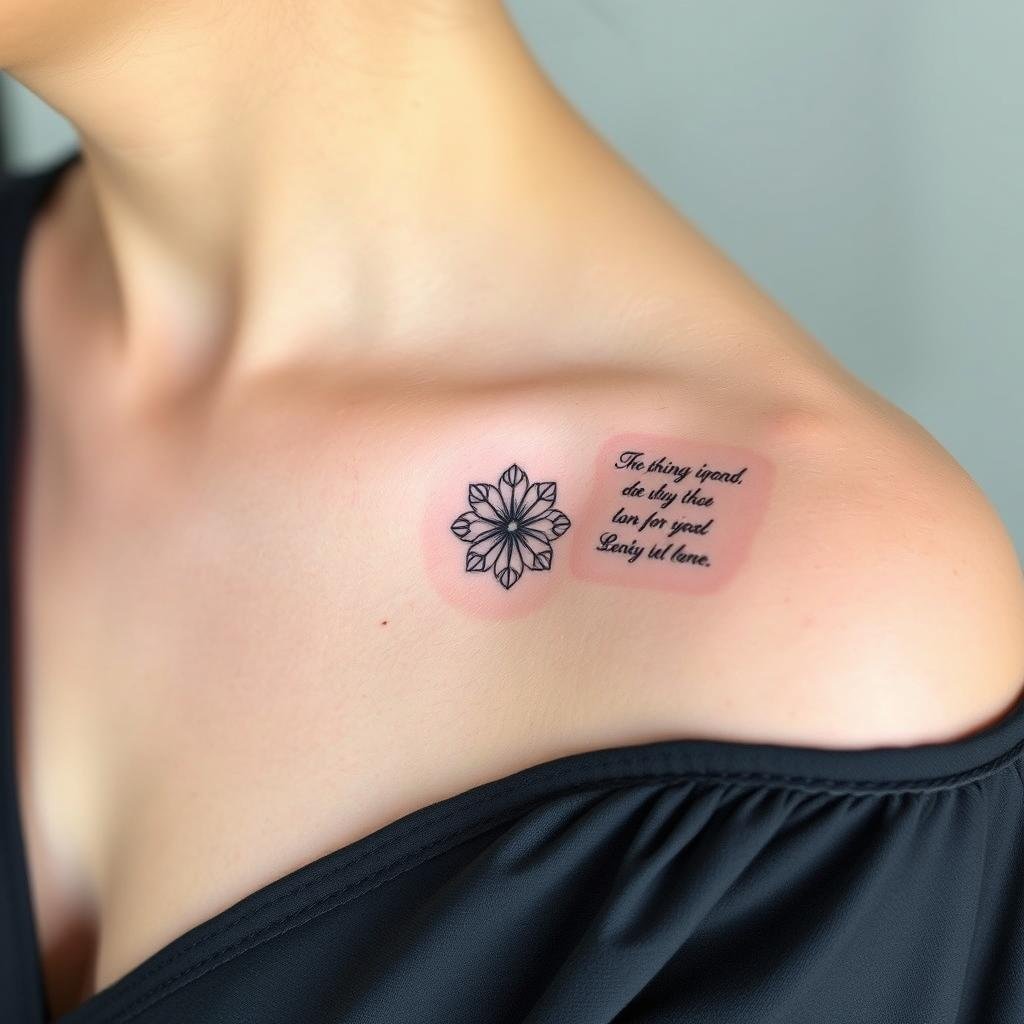 Small tattoos in memory of mom for mother-daughter bond 3