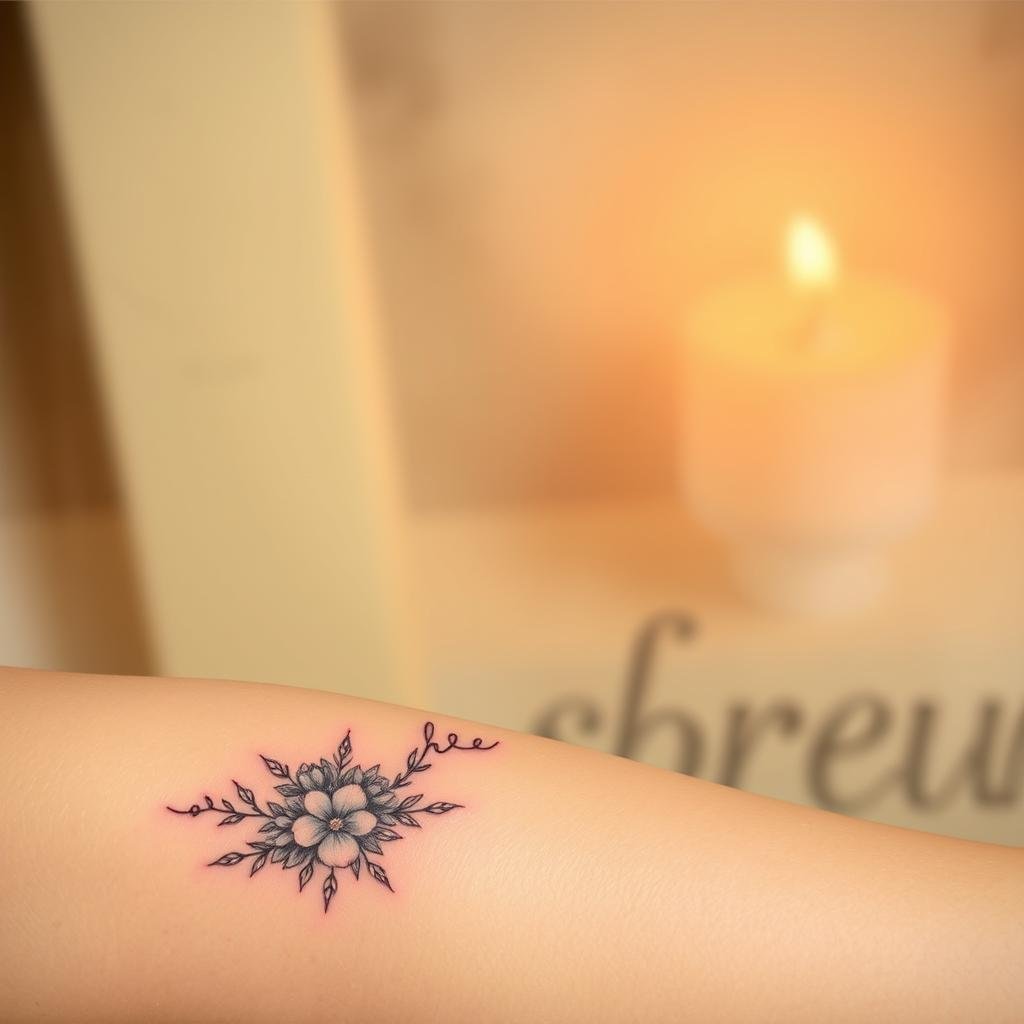 Traditional Memorial Tattoos for Grandmother