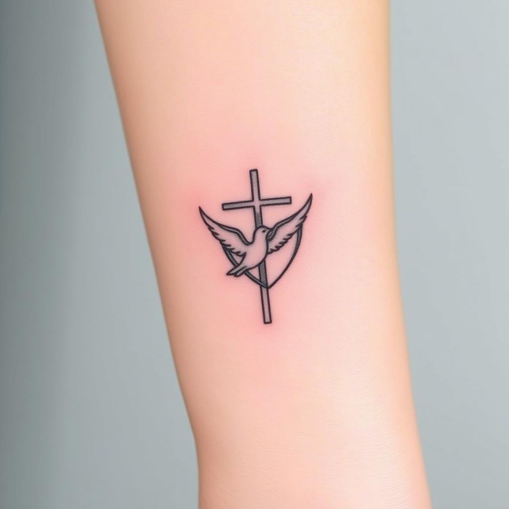 Unique Small Christian Tattoos for Females 2