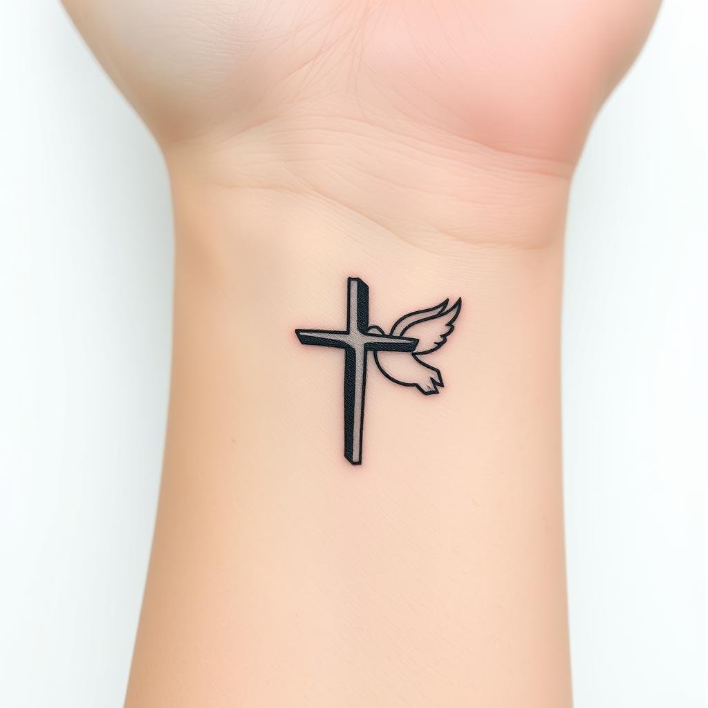 Unique Small Christian Tattoos for Females 3