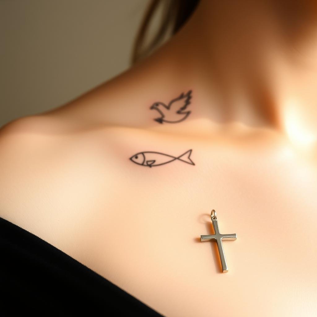 Unique Small Christian Tattoos for Females