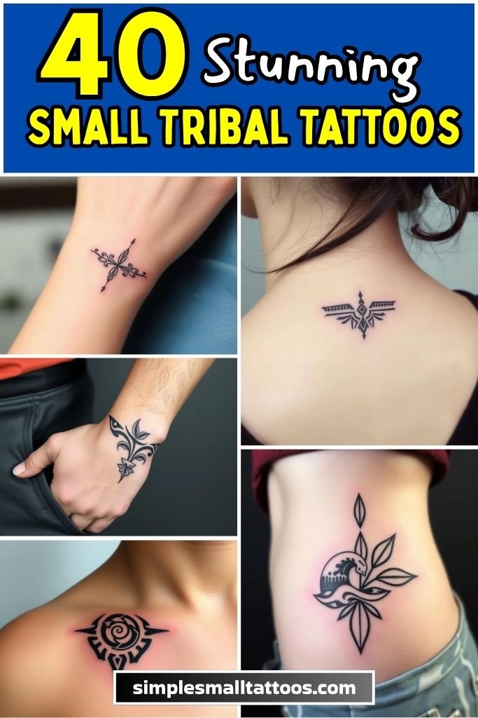 40 Stunning Small Tribal Tattoos You’ll Love
