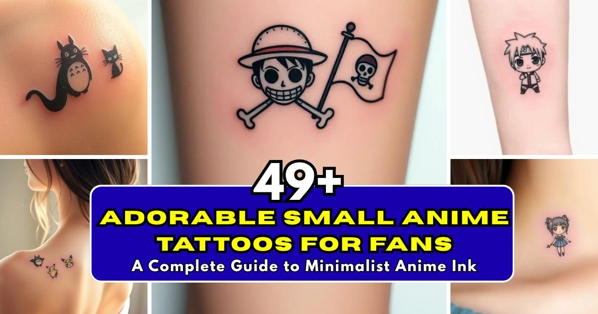 Read more about the article Adorable Small Anime Tattoos for Fans: A Complete Guide to Minimalist Anime Ink