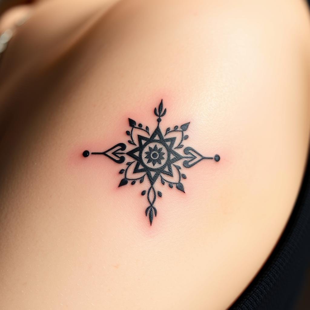 Cool Small Tribal Tattoos Design
