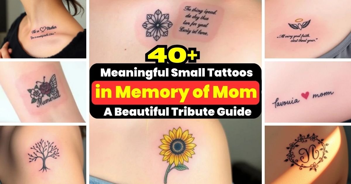 You are currently viewing Meaningful Small Tattoos in Memory of Mom: A Beautiful Tribute Guide