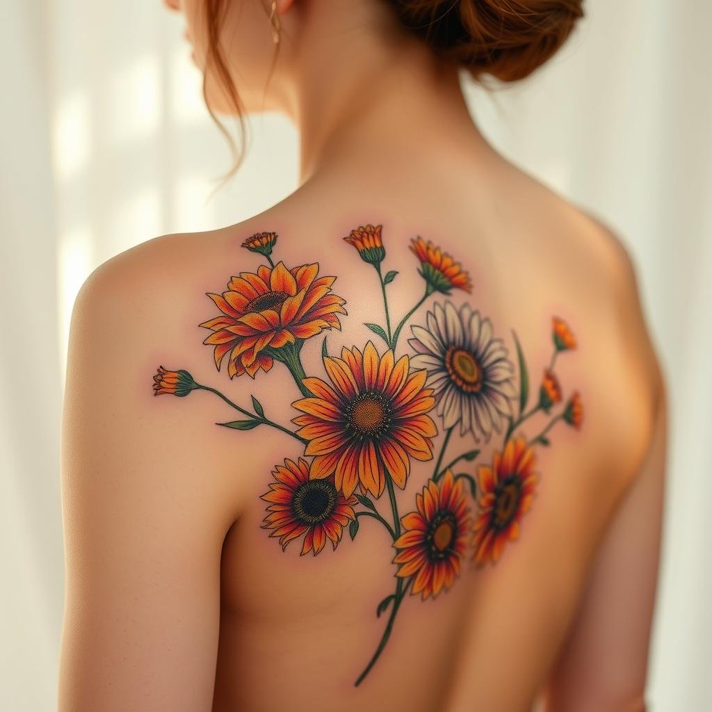 October birth flower tattoos
