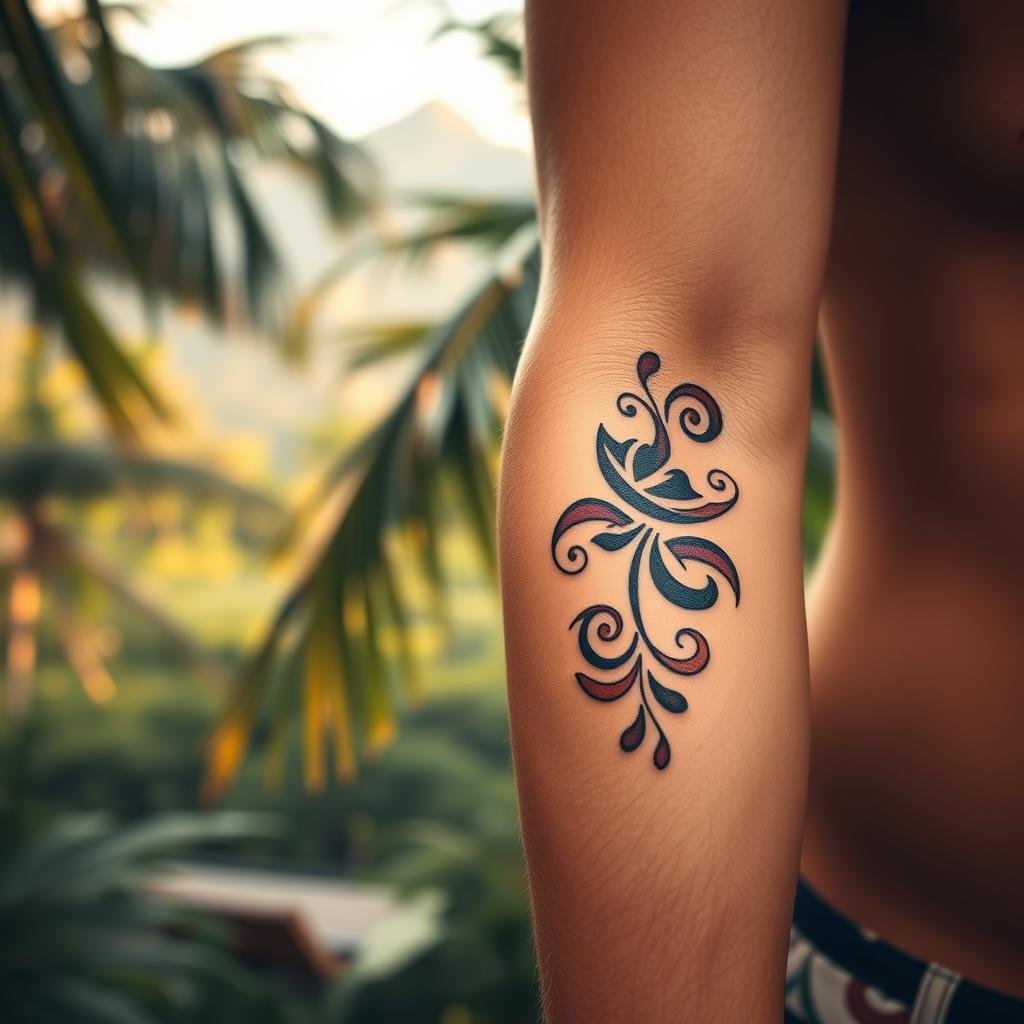 Polynesian small tattoos design