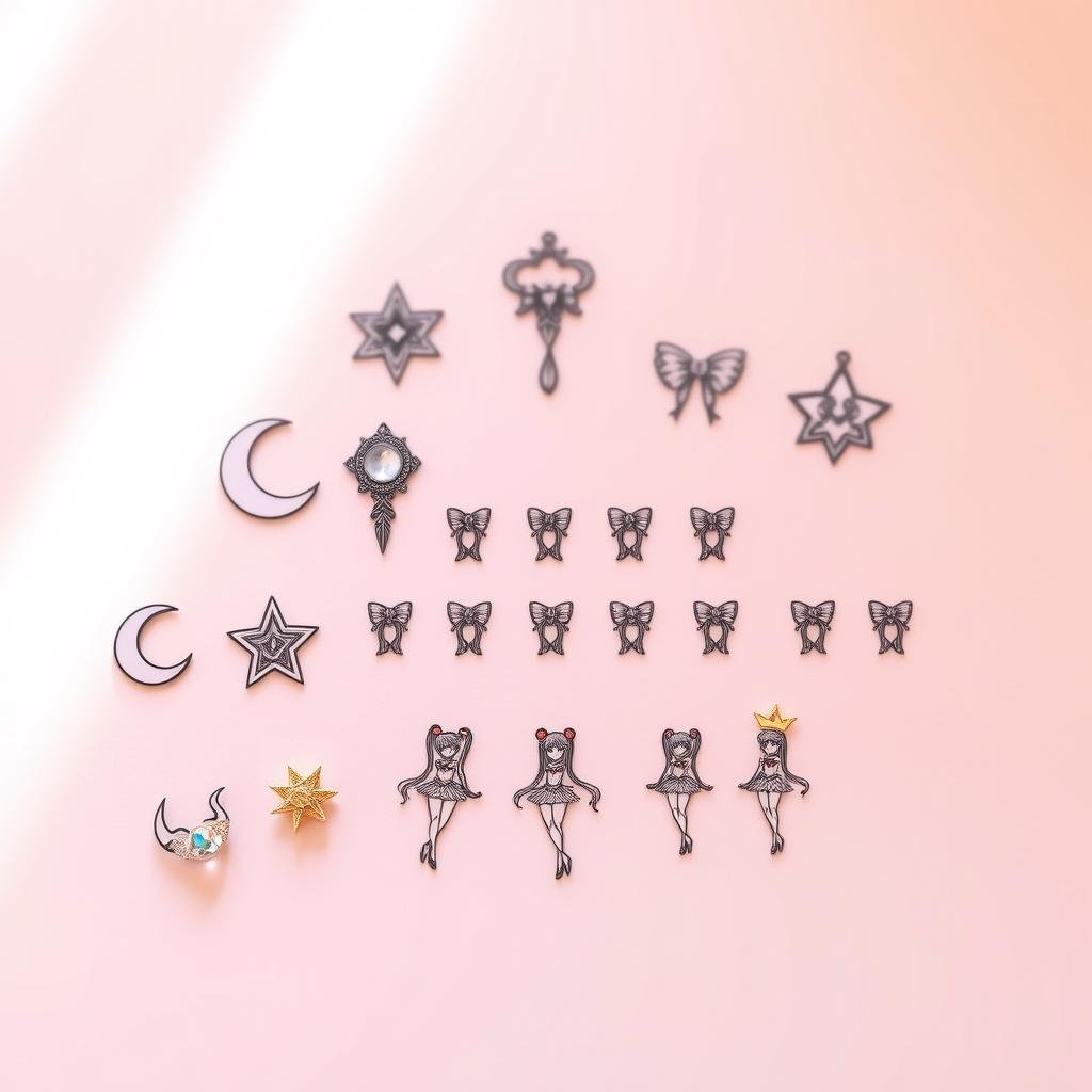 Sailor Moon Tiny Tattoos