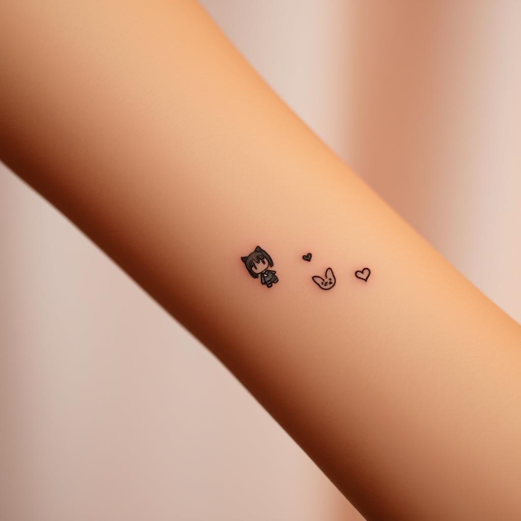 Small Anime Tattoos