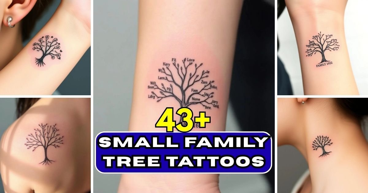 Read more about the article Small Family Tree Tattoos: Meaningful Designs