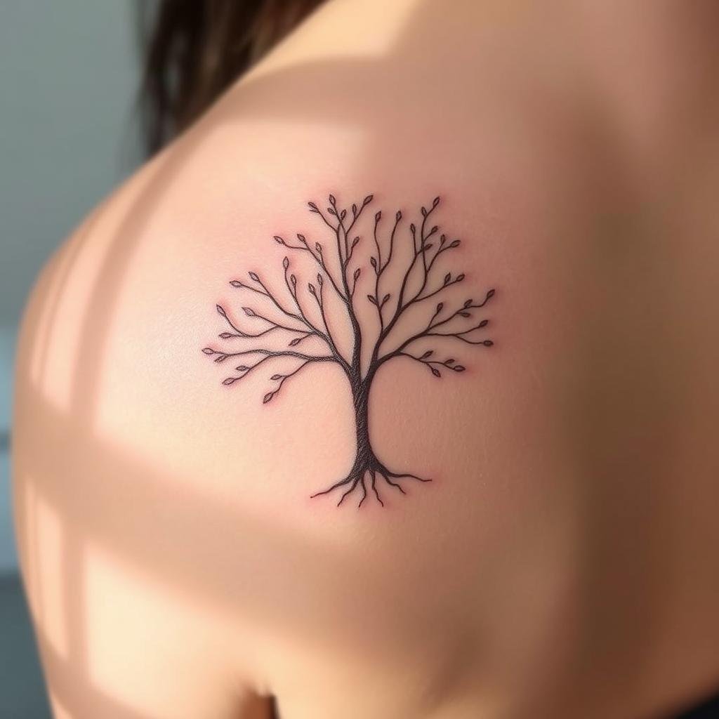 small family tree tattoos